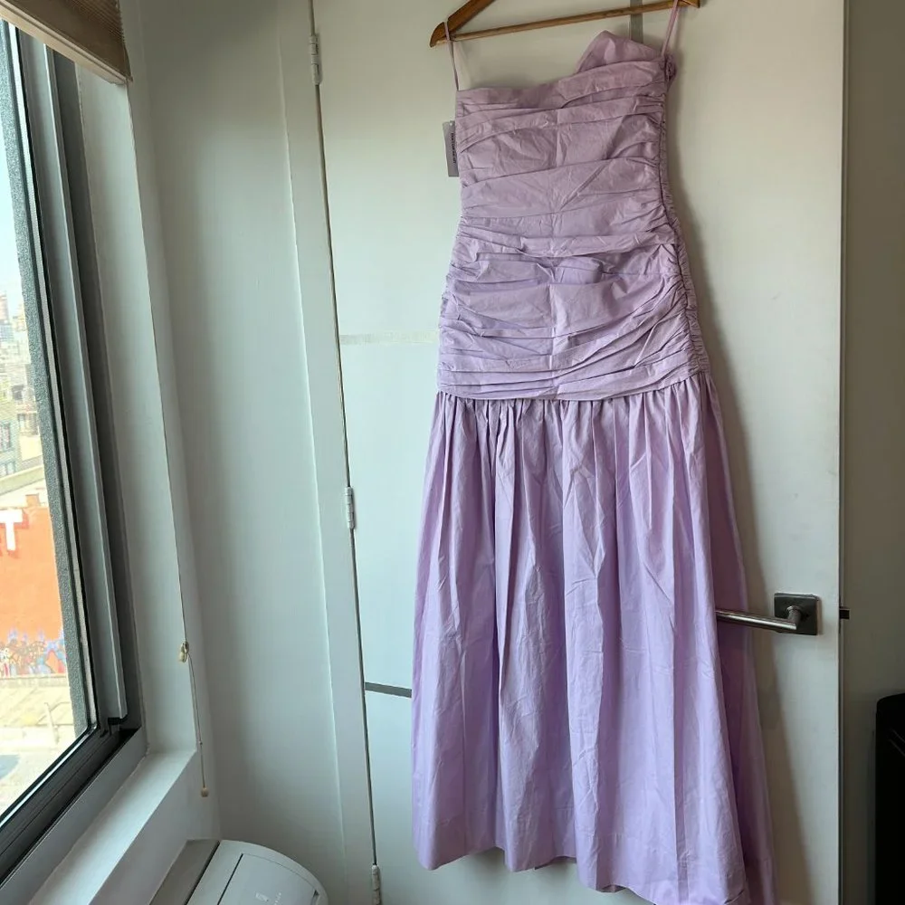 BNWT Bec + Bridge Winslowe Dress Lilac - Size 4 (RRP $420) - Picture 5 of 6